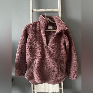Abercrombie 1/4 Zip Sherpa